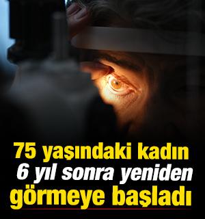 75 yaşındaki kadın 6 yıl sonra yeniden g&ouml;rmeye başladı