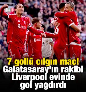 7 goll&uuml; &ccedil;ılgın ma&ccedil;! Galatasaray'ın rakibi Liverpool evinde gol yağdırdı