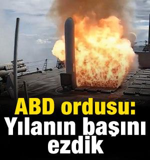 ABD ordusu: Yılanın başını kestik