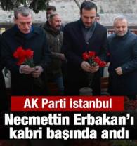 AK Parti İstanbul, Necmettin Erbakan&rsquo;ı kabri başında andı