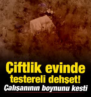 Arnavutk&ouml;y'de testereli dehşet! &Ccedil;alışanını ağır yaraladı