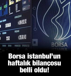Borsanın haftalık bilan&ccedil;osu belli oldu: İşte en &ccedil;ok kazandıran hisseler