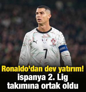 Cristiano Ronaldo'dan dev yatırım! İspanya 2. Lig takımına ortak oldu
