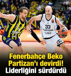 Fenerbah&ccedil;e Beko, Partizan'ı devirdi! 