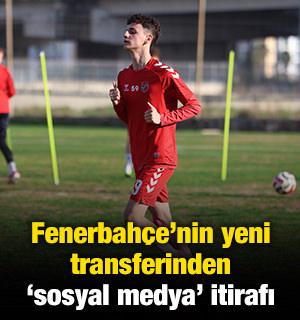 Fenerbah&ccedil;e'nin yeni transferi Adem Yeşilyurt'tan 'sosyal medya' itirafı