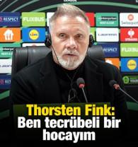  Thorsten Fink: Ben tecr&uuml;beli bir hocayım