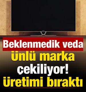 &Uuml;nl&uuml; marka &ccedil;ekiliyor: Artık &uuml;retmeyecek! Beklenmedik veda...