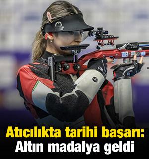 Atıcılıkta tarihi başarı: Altın madalya geldi