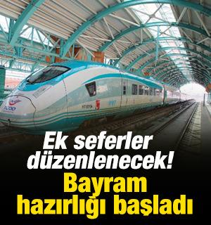 Bayram yoğunluğu nedeniyle trenlerde kapasite artışı yapılacak