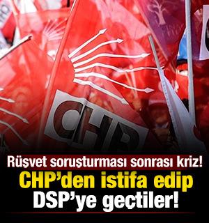 Bayrampaşa'da CHP'den istifa eden belediye meclis &uuml;yeleri DSP'ye ge&ccedil;ti
