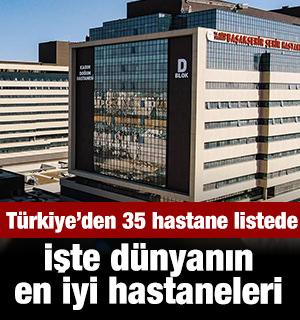 D&uuml;nyanın en iyi hastaneleri se&ccedil;ildi: 35 T&uuml;rk hastanesi listeye girdi!