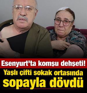Esenyurt'ta dehşet! Bir yıldır tehdit ettiği &ccedil;ifti sopayla d&ouml;vd&uuml;
