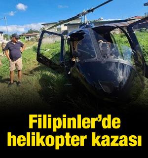 Filipinler'de helikopter kazası