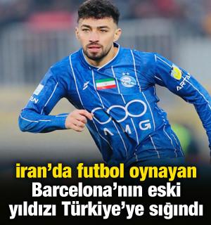 İran'da futbol oynayan Barcelona'nın eski yıldızı T&uuml;rkiye'ye sığındığını a&ccedil;ıkladı!