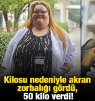 Kilosu nedeniyle akran zorbalığı g&ouml;rd&uuml;, 50 kilo verdi!