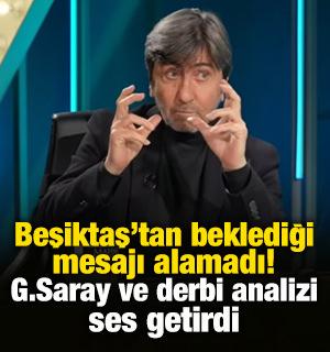 Rıdvan Dilmen Beşiktaş'tan beklediği mesajı alamadı! G.Saray ve derbi analizi ses getirdi