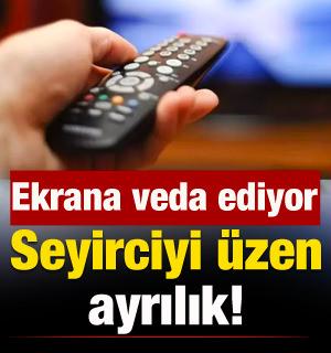 Seyirciyi &uuml;zen ayrılık! Ekrana veda ediyor