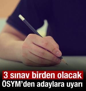15 Mart&rsquo;ta 3 sınav birden: &Ouml;SYM&rsquo;den adaylara uyarılar