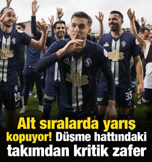 Alt sıralarda yarış kopuyor! D&uuml;şme hattındaki takımdan kritik zafer