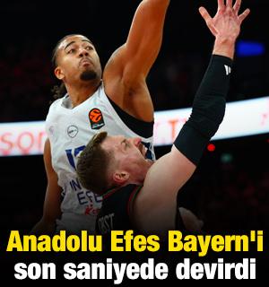 Anadolu Efes, Bayern'i son saniyede devirdi