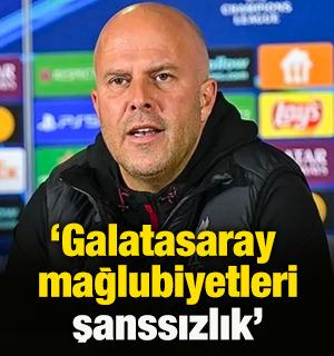 Arne Slot 2 Galatasaray mağlubiyeti i&ccedil;in de 'Şans' dedi!