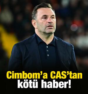 CAS'tan Galatasaray'a k&ouml;t&uuml; haber!