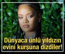 D&uuml;nyaca &uuml;nl&uuml; yıldızın evini kurşuna dizdiler!