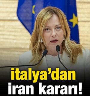İtalya'dan 'İran' kararı! Meloni duyurdu