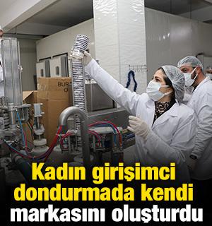 Kadın girişimci dondurmada kendi markasını oluşturdu