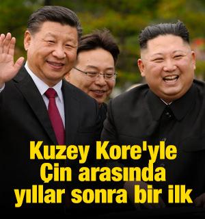 Kuzey Kore'yle &Ccedil;in arasında yıllar sonra ilk yolcu treni