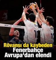 R&ouml;vanşı da kaybeden Fenerbah&ccedil;e, Avrupa'dan elendi