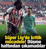 S&uuml;per Lig&rsquo;de kritik m&uuml;cadele! D&uuml;şme hattından &ccedil;ıkamadılar