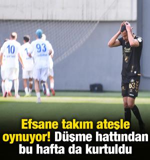 Efsane takım ateşle oynuyor! D&uuml;şme potasına girmekten rakibi sayesinde kurtuldu