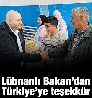 L&uuml;bnan Sağlık Bakanı'ndan T&uuml;rkiye'ye teşekk&uuml;r