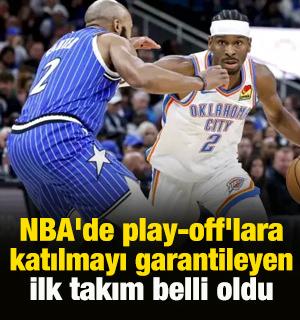 NBA'de play-off'lara katılmayı garantileyen ilk takım belli oldu