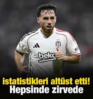 Orkun K&ouml;k&ccedil;&uuml; istatistikleri alt&uuml;st etti!