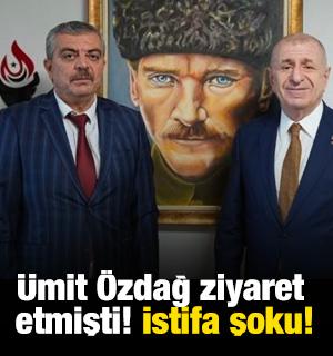&Uuml;mit &Ouml;zdağ ziyaret etmişti! İstifa şoku!