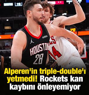 Alperen'in triple-double'ı yetmedi! Rockets kan kaybını &ouml;nleyemiyor