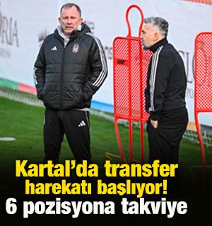 Beşiktaş'ta harekat başlıyor! 6 pozisyona transfer