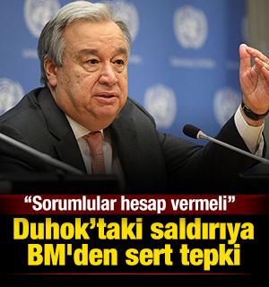 Duhok'taki saldırıya BM'den sert tepki: Sorumlular hesap vermeli