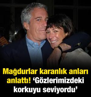 Epstein mağdurları ilk kez bir araya geldi! "G&ouml;zlerimizdeki korkuyu seviyordu"