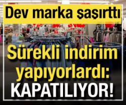 S&uuml;rekli indirim yapıyorlardı! Şok karar: Kapatılıyor