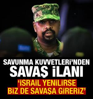 Savunma Komutanından savaş ilanı! "İsrail yenilirse, biz de savaşa gireriz"