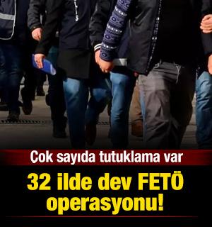 Son dakika: 32 ilde dev FET&Ouml; operasyonu! &Ccedil;ok sayıda yakalama var...