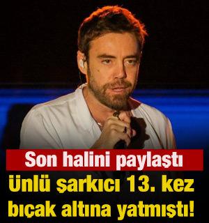 &Uuml;nl&uuml; şarkıcı 13. kez  bı&ccedil;ak altına yatmıştı! 