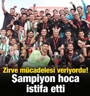 Zirve m&uuml;cadelesi veriyordu! Şampiyon hoca 1-0'lık yenilginin ardından istifa etti