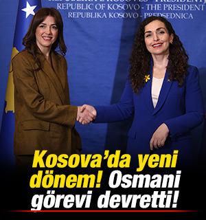 Kosova'da yeni d&ouml;nem! Osmani g&ouml;revi devretti