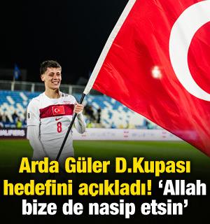 Arda G&uuml;ler D&uuml;nya Kupası hedefini a&ccedil;ıkladı! 'Allah bize de yazdırmayı nasip etsin'