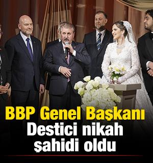 BBP Genel Başkanı Destici nikah şahidi oldu