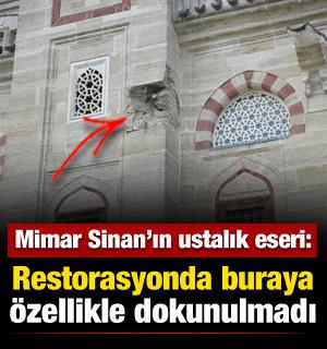 Bu noktaya &ouml;zellikle dokunulmadı: Selimiye Camii&rsquo;nde Balkan Savaşları&rsquo;nın izi